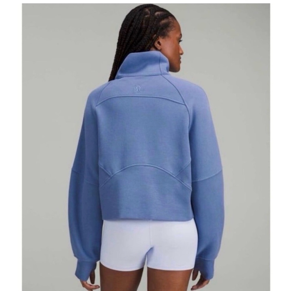 Lululemon Scuba Half Zip Sweatshirt Funnel
Neck Hoodie - Waterdrop Blue - Picture 2 of 6